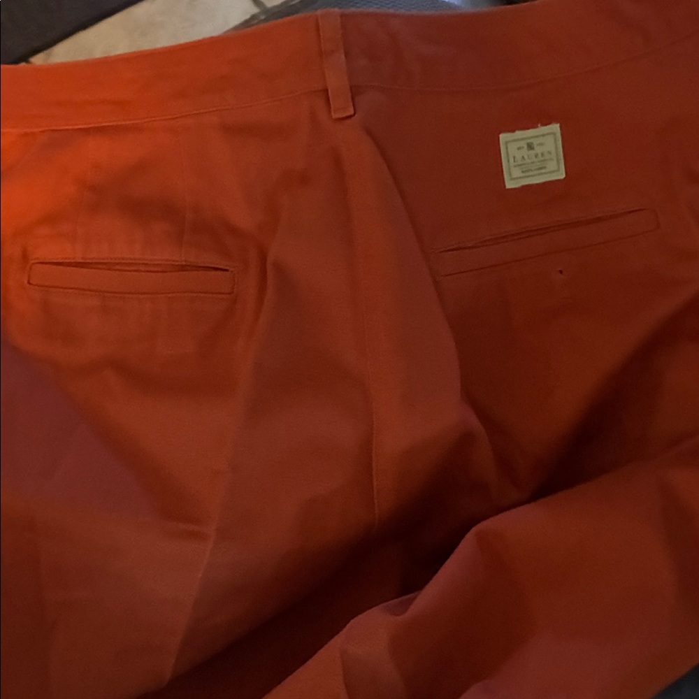 Ralph Lauren Men's Orange Shorts - Picture 3 of 3